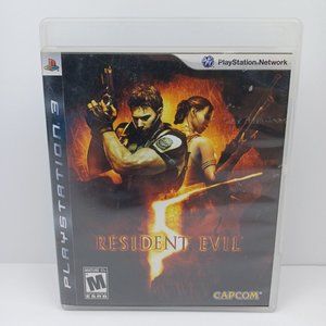 Resident Evil 5 (Sony PlayStation 3, 2009) PS3 CIB Complete Manual Tested
